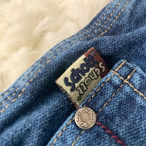 Y2K Schott Bros NYC Men's Denim Jeans Stiched Logo Streetwear Baggy Size: 34 - Picture 7 of 11